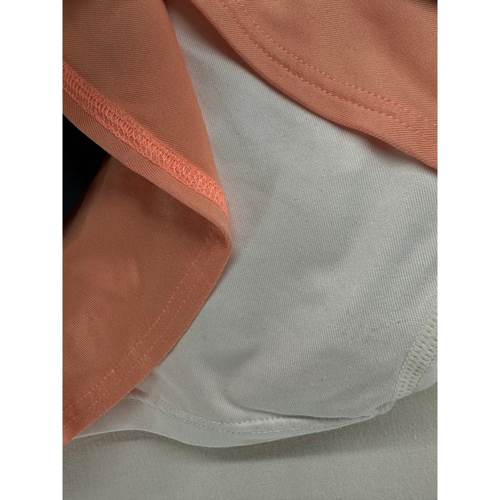 Tail Womens Activewear Skort White Navy Coral Ruffle Tennis Golf Skirt Size M - Picture 10 of 12